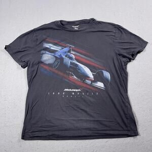 McLaren Formula 1 Racing Shirt Mens Large F1 Grand Prix 1998 Brazil Hollister‎